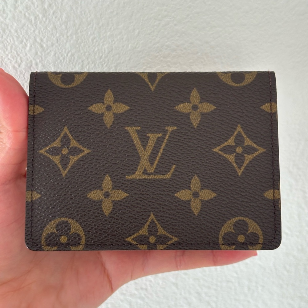 Louis Vuitton Brown Monogram Card Wallet